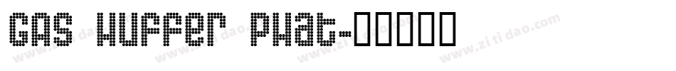 GAS Huffer Phat字体转换